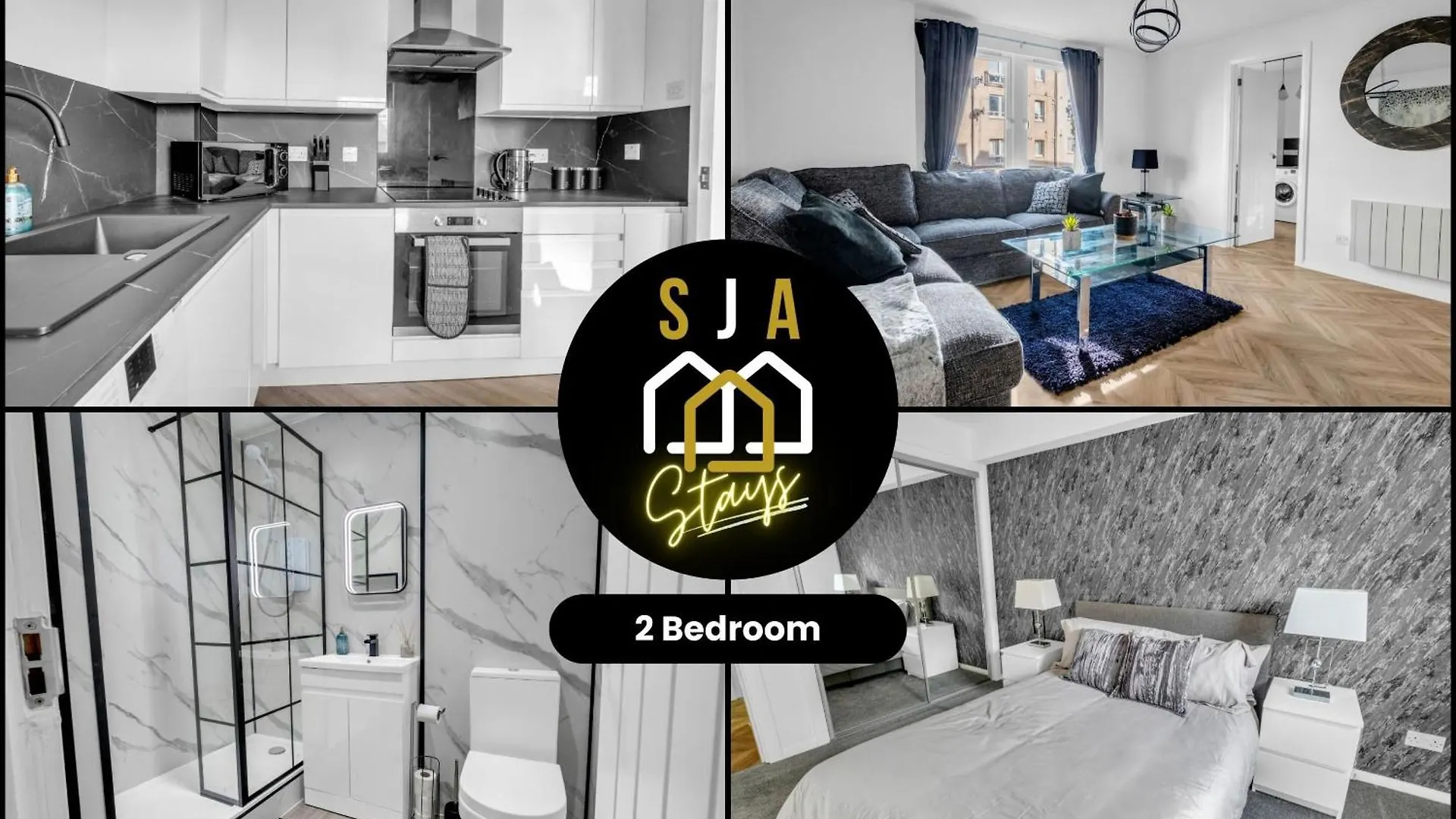 אברדין Urban City Stay - Sja Stays - Modern 2 Bed Apartment